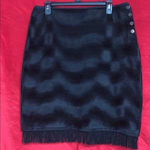 Beautiful black polyester skirt. Size L